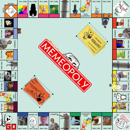 Memeopoly Internet Themed Monopoly Board Game