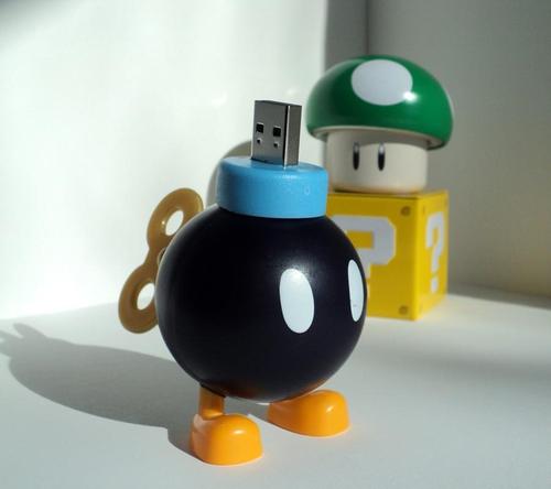 Bob-Omb USB Flash Drive Not Ready for Super Mario Bros