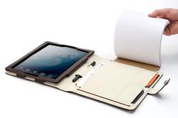 Booqbag Booqpad iPad 2 Leather Case with Notepad