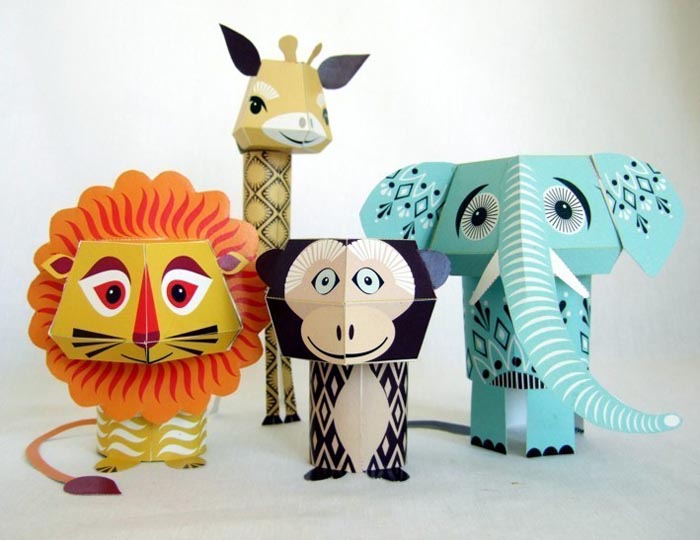 Cute Animal Paper Crafts Designed by Mibo | Gadgetsin