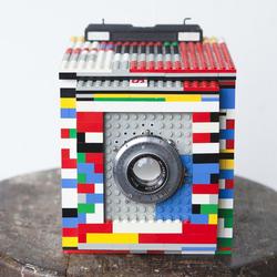 Homemade LEGO 4x5 Camera Legotron Mark I
