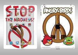 Full Body Angry Birds iPad 2 Decals