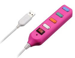 Colorful Power Strip Styled USB Hub