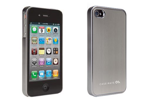 Barely There Brushed Aluminum iPhone 4 Case