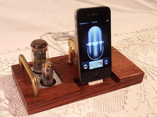 Vintage Handmade Docking Station for iPhone and iPod