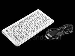 USB Mini Wireless Keyboard with Rear Touchpad