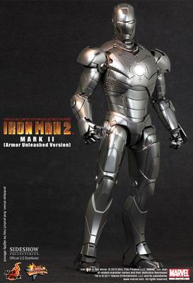 Hot Toys Iron Man Mark II Collectible Figure Armor Unleashed Version