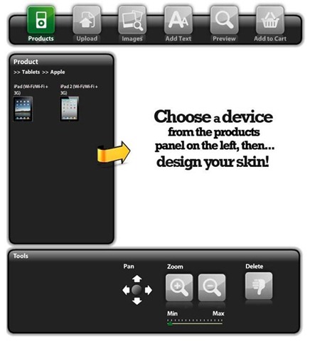 Customize Your Own MusicSkins iPad 2 Skin