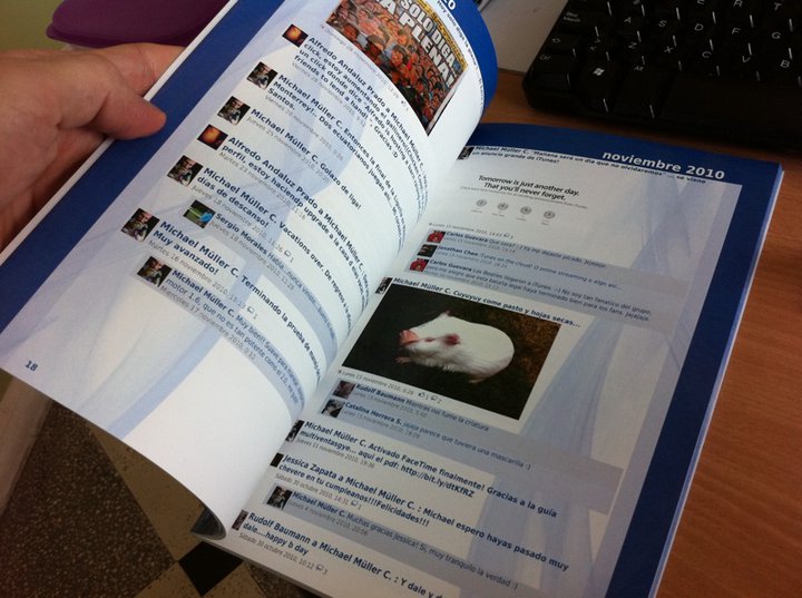facebook book. If you want, you can also have own a real Facebook book – EgoBook.
