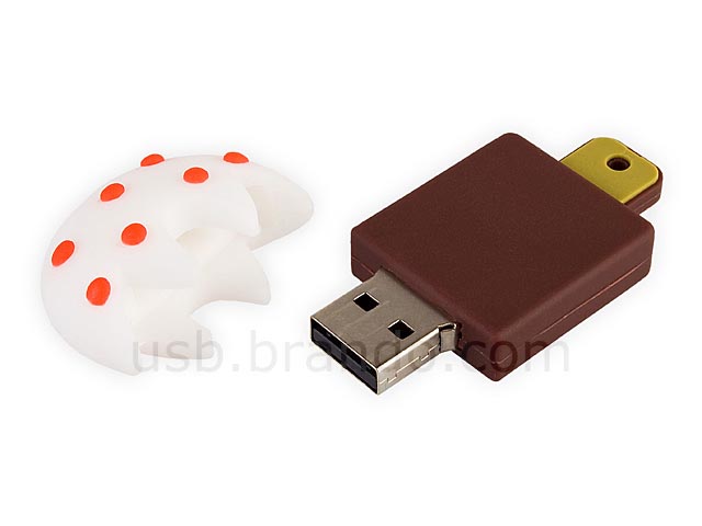 Red Beans Chocolate Popsicle USB Flash Drive