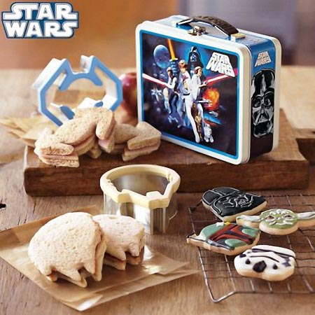 Star Wars Sandwich Cutters with Limited Edition Vintage Styled Tin