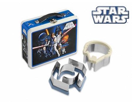 Star Wars Sandwich Cutters with Limited Edition Vintage Styled Tin