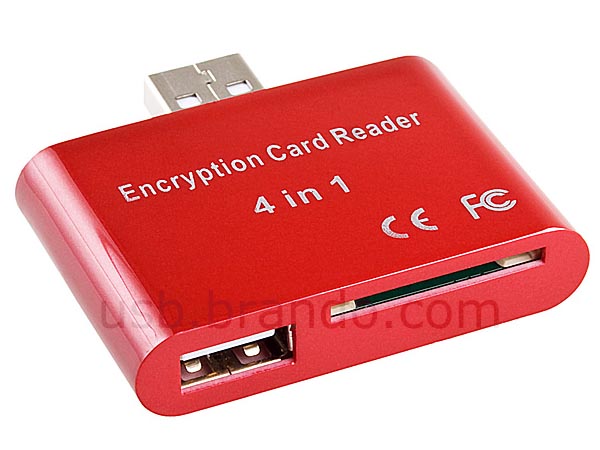USB Card Reader with Encryption Feature