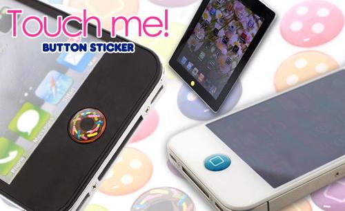 Touch Me! Home Button Stickers for iPhone, iPod Touch and iPad