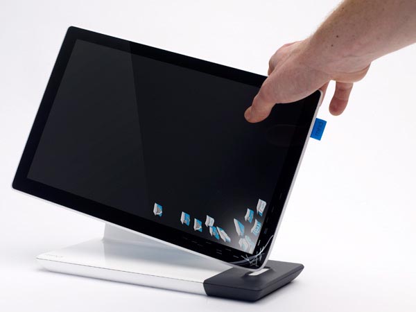 Concept Tablet PC with Interactive Backup Solution