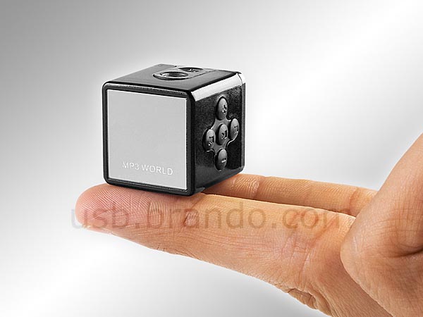 Mini Cube MP3 Player with FM Radio