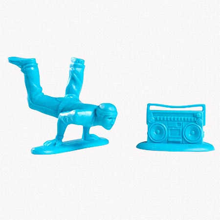 Kidrobot All City Breaker 2" mini break dancer figure 1 new sealed foil pack 