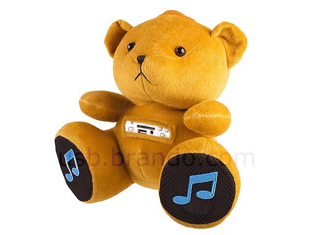 Plush Portable Speaker with MP3 Player and FM Radio