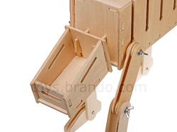 DIY Wooden AT-AT Walker Storage Box for Power Strip and Tangled Cables