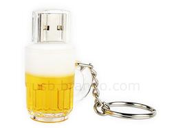 Beer Styled USB Flash Drive with Keychain
