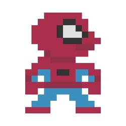 Pixel Art Inspired by Pop Culture Characters