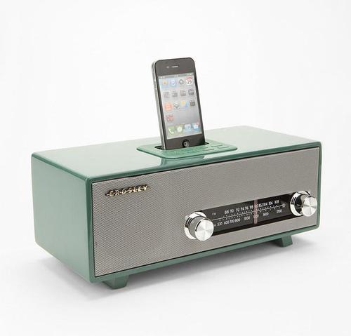 Stereoluxe Vintage Radio with Dock Speaker for iPhone and iPod Touch