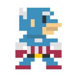 Pixel Art Inspired by Pop Culture Characters