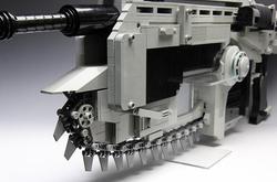Gears of War Lancer Assault Rifle Made with LEGO Bricks