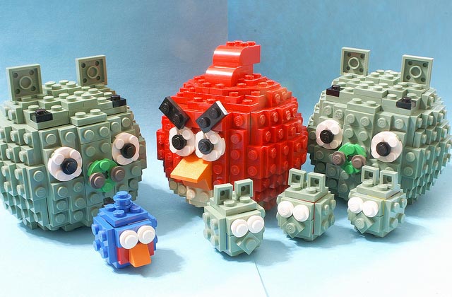Animated LEGO Angry Birds