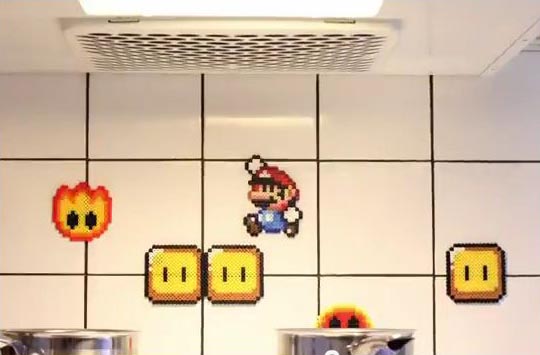 Awesome Beaded Super Mario Stop Motion Video