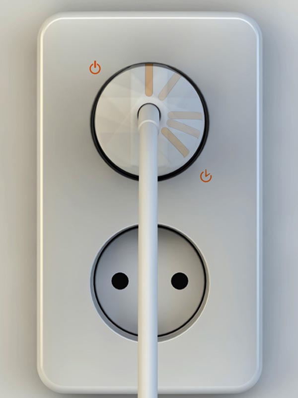 Dialug Concept Wall Outlet with Integrated Timer