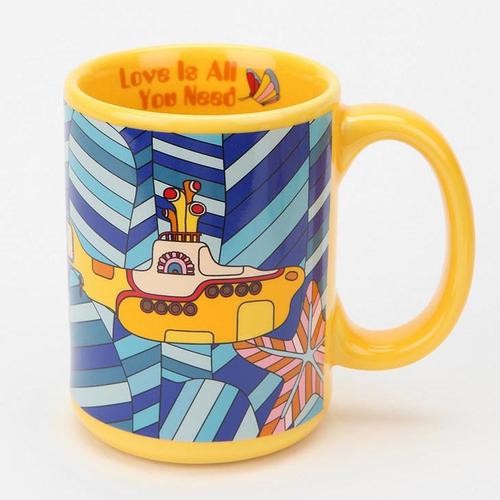 The Beatles Mug with Yellow Submarine Graphic