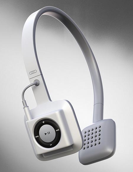 ODDIO1 Cord-Free Headphones untuk iPod Shuffle 4G