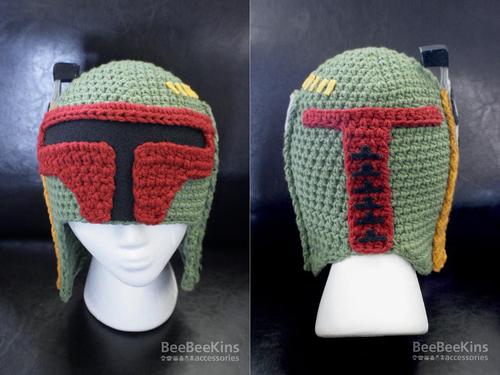 Star Wars Boba Fett Helmet Crochet Hat