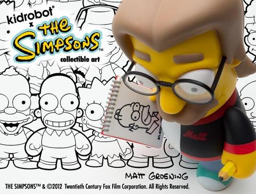 Kidrobot The Simpsons Matt Groening Vinyl Figure