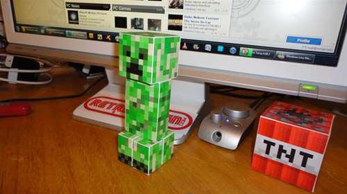 Make Your Own Minecraft Paper Crafts