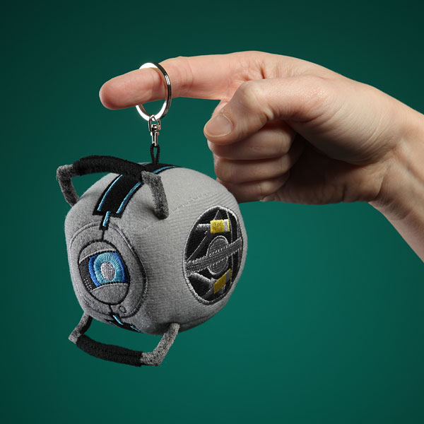 Portal 2 Wheatley Plush Keychain