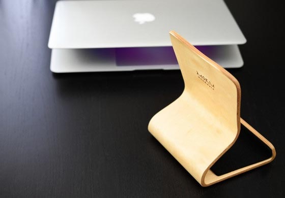 Desktop Chair iPad Stand for iPad and MacBook