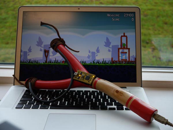 Take Control of Angry Birds with USB Slingshot