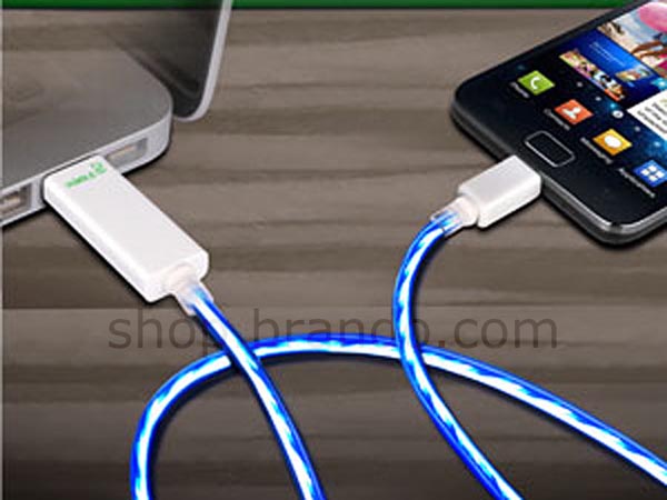 Visible Green USB Charging Cable