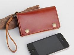 Handmade Leather iPhone Wallet