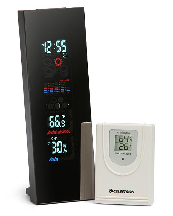 4 Color LCD Weather Station with Alarm Clock