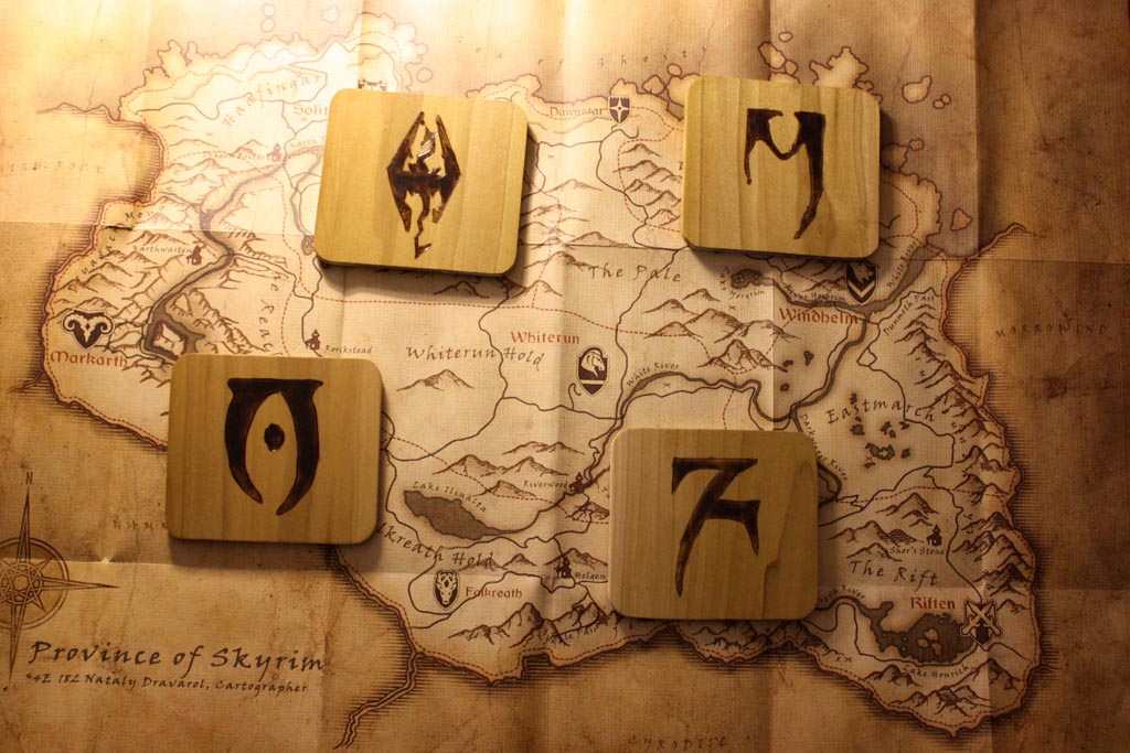 Skyrim Coaster Set Taverns The Elder Scrolls V 