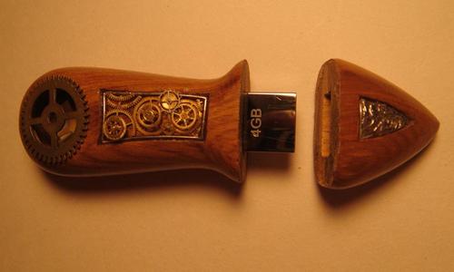 Handmade Steampunk USB Drive