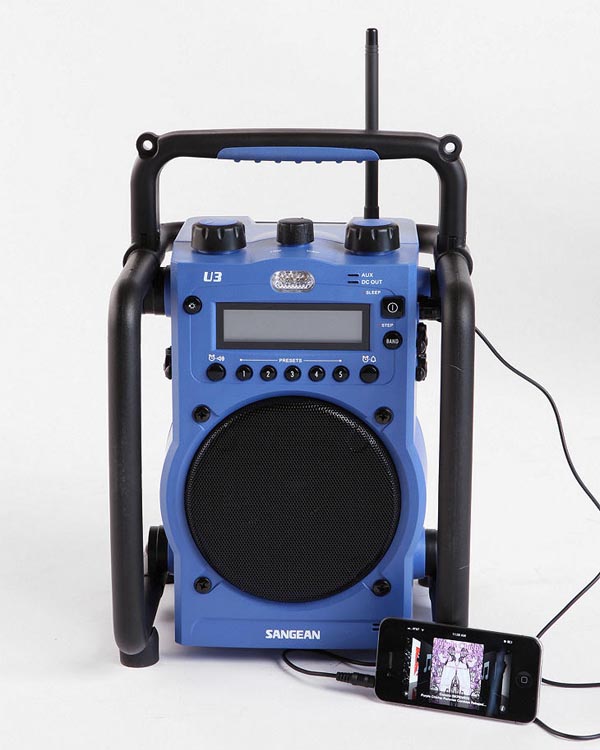Sangean U-3 Potable AM-FM Radio and Speaker System