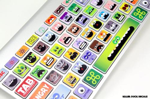 Little Monster MacBook Keyboard Skin Set