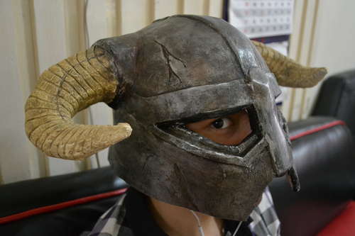 Handmade Skyrim Dragonborn Helmet