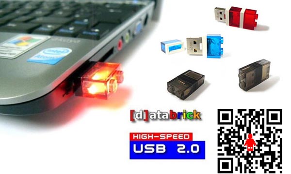 LEGO Brick USB Flash Drive with LED Light