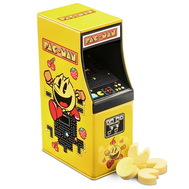 Pac-Man Candies with Arcade Cabinet Tin