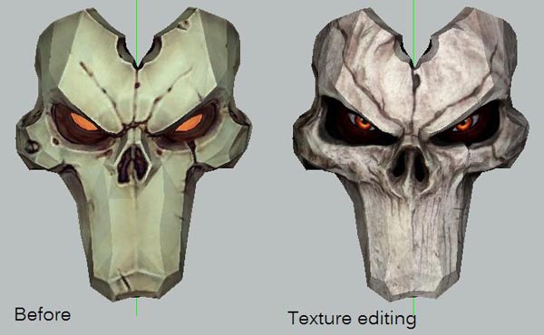 Darksiders II Death Mask Paper Craft